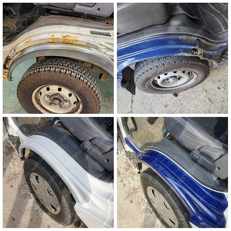 포터2 적재함 적재함문짝 적재함난간대 휀다커버 이미지
