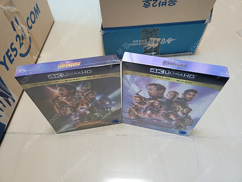 어벤져스 4k 블루레이 스틸북 한정판 세트 이미지