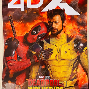 데드풀과 울버린 4dx 포스터