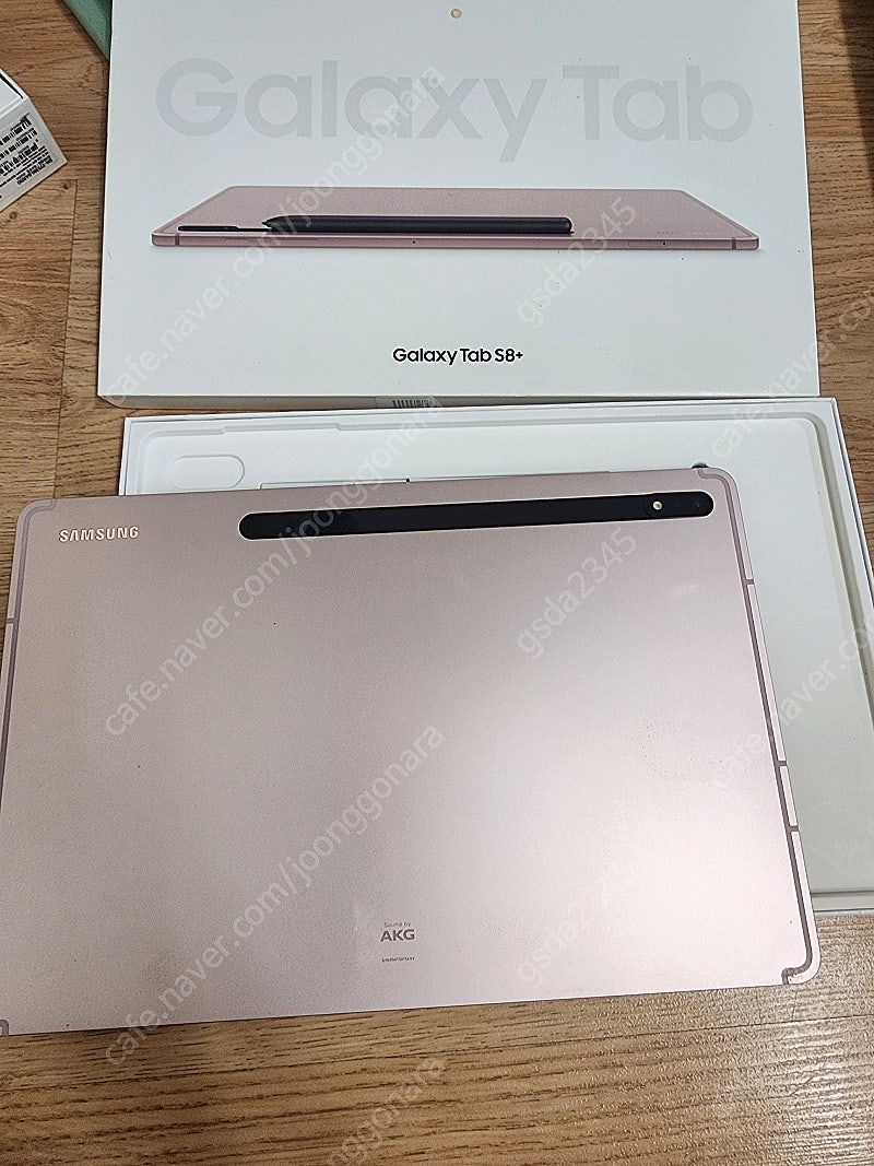 갤럭시탭 s8플러스 256기가 와이파이 핑크골드 ss급...--1