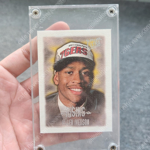 Allen Iverson 알렌 아이버슨 1996 Fleer Rookie Rising 카드