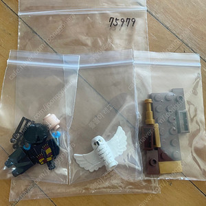 레고(LEGO) 해리포터 75979 헤드위그 미니피규어 무기, 악세사리포함 미사용 새제품 판매합니다.