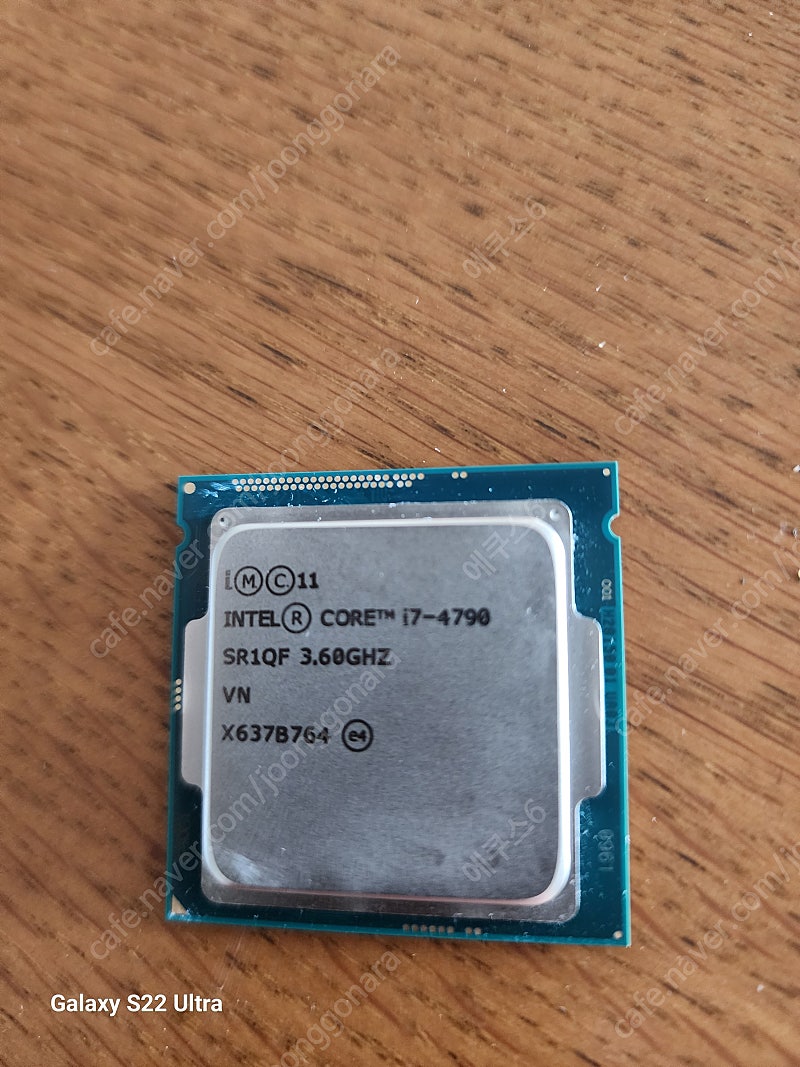 (개인) 인텔 i7 4790 cpu 단품 팝니다