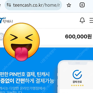 틴캐시 60만원팝니다