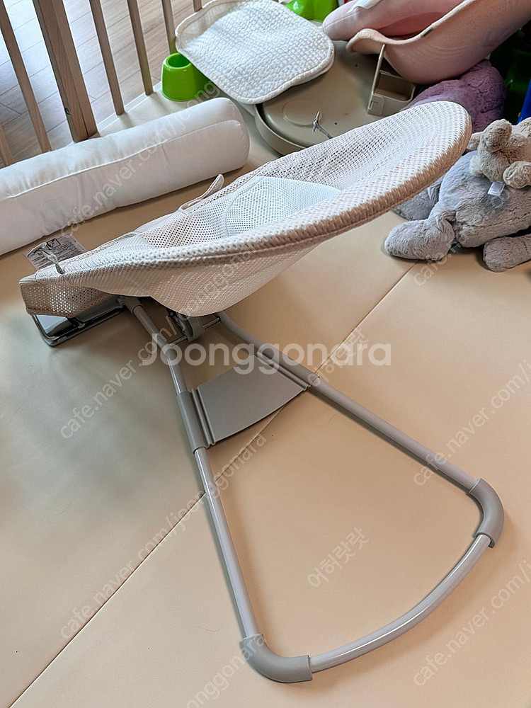 베이비뵨 바운서 밸런스 소프트 메쉬 페어리핑크 판매합니...--1