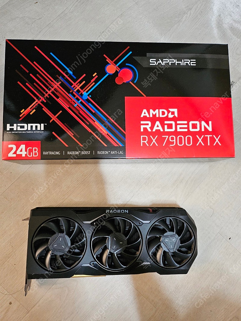 [판매] SAPPHIRE 라데온 RX 7900 XTX D6 24GB