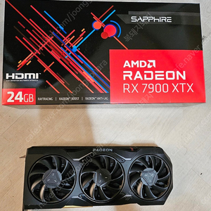 [판매] SAPPHIRE 라데온 RX 7900 XTX D6 24GB