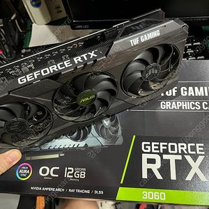 ASUS RTX3060 그래픽카드