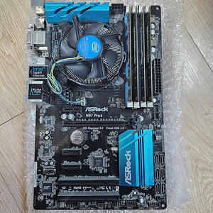 h97 pro, i5 4570, 4기가 ×4개 택포