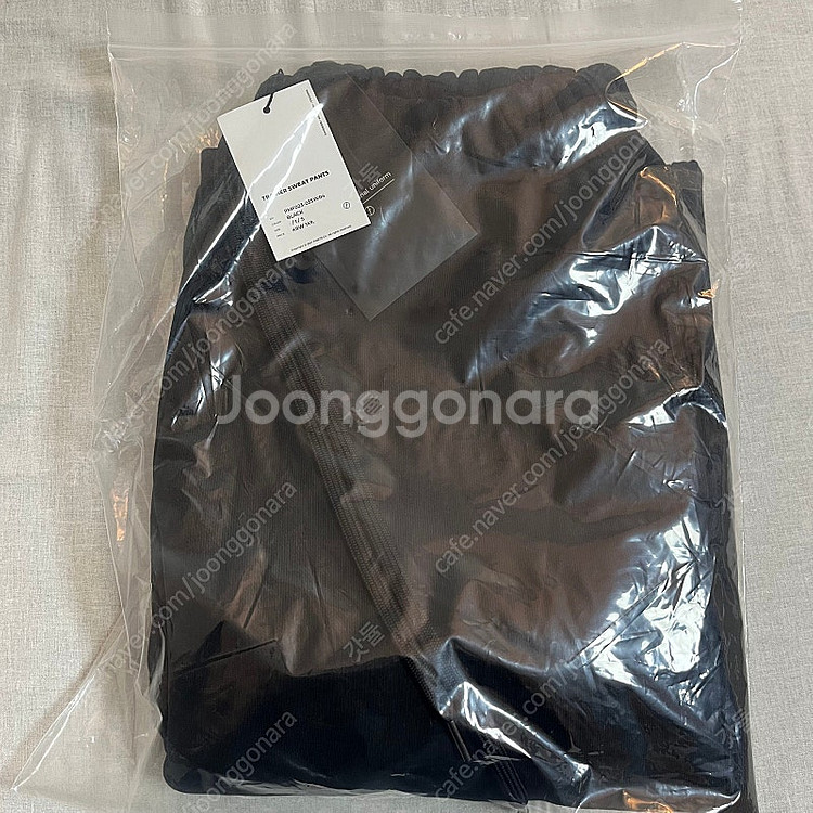 모이프 스웻팬츠 블랙 1size 새제품--1