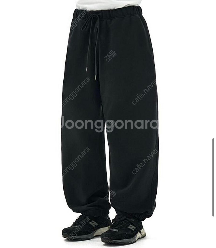 모이프 스웻팬츠 블랙 1size 새제품--0