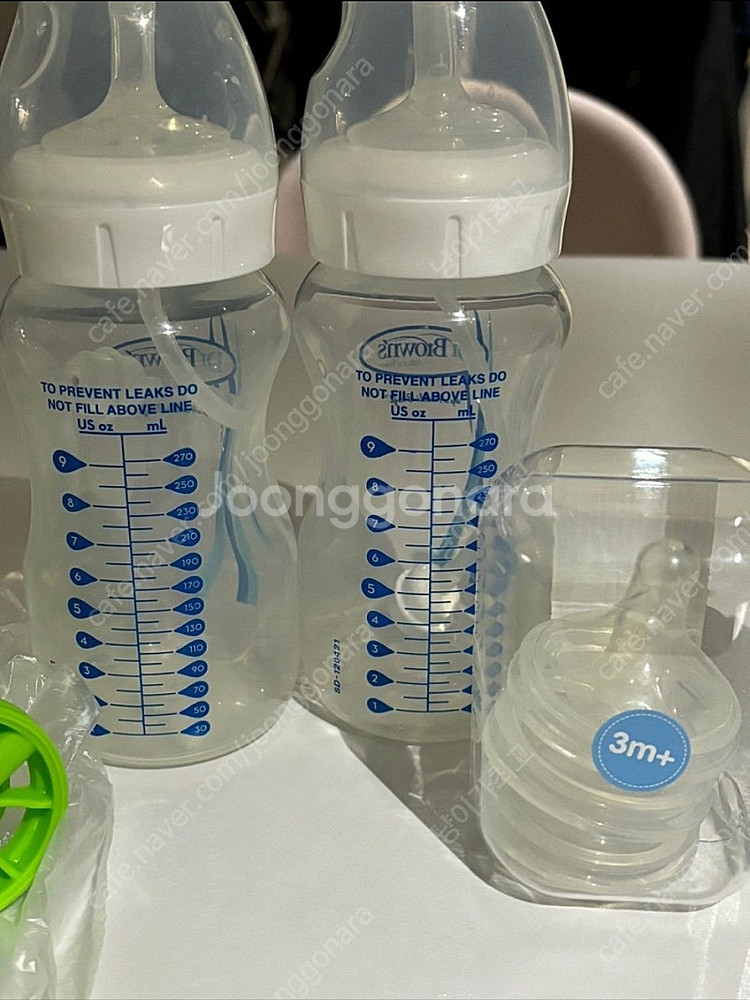 새상품포함/닥터브라운(젖병3개, 꼭지1,2,3단계,추빨...--2