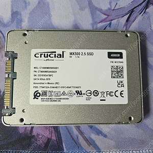 ssd mx500 4테라 4tb 택포판매