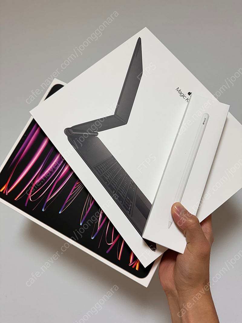 (애플 케어) 아이패드 프로 6세대 12.9인치 셀룰러 + 매직 키보드 + 애플 펜슬 풀 세트 판매