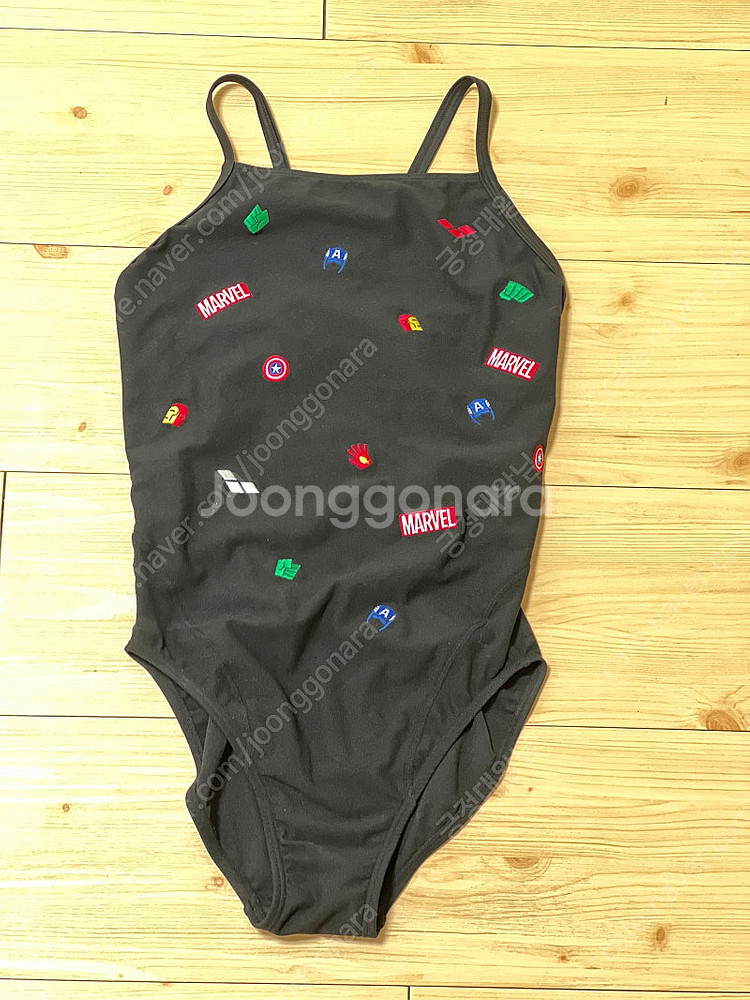아레나 마블 원피스 수영복 95-100(xl)--2