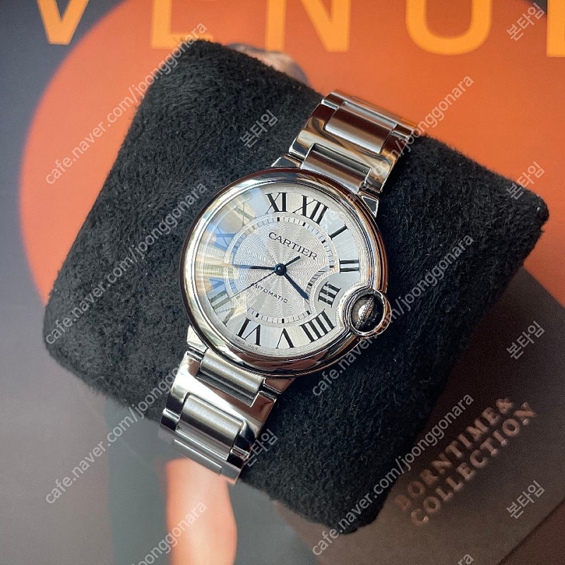 WSBB0048 까르띠에 발롱블루 36mm 스틸 오토매틱 Cartier