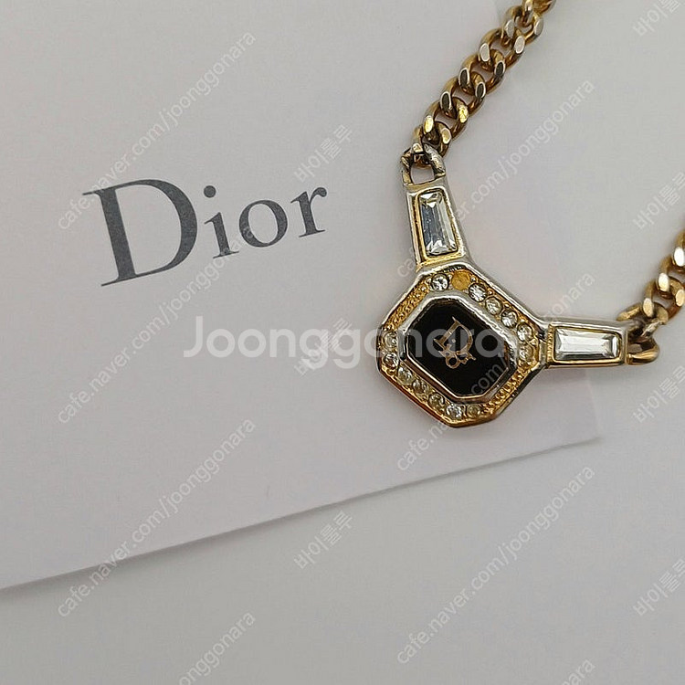 DIOR 디올 블랙 목걸이 #dd200--0