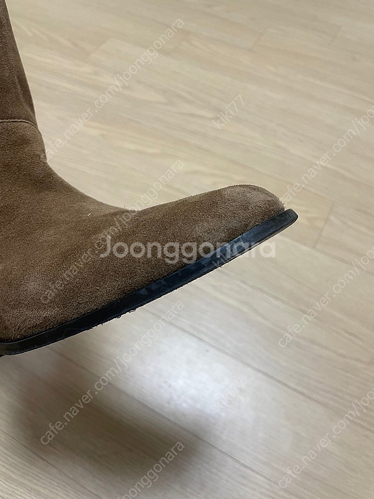 스무드무드 스웨이드 부츠 카멜 브라은 240--3