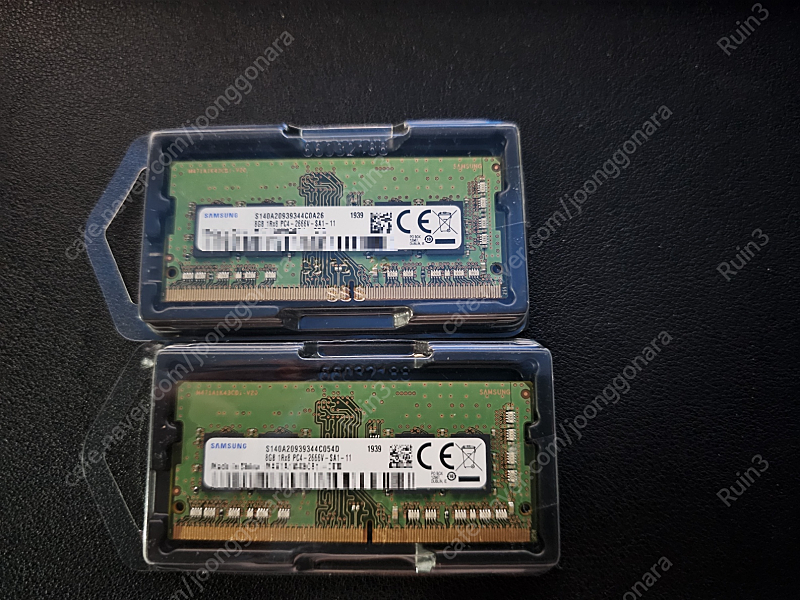 삼성 노트북용 DDR4 2666 16GB (8g*2) 램 판매합니다.