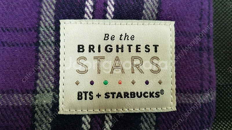 스타벅스 BTS 타탄 체크파우치, BTS 퍼플베어리 카...--4