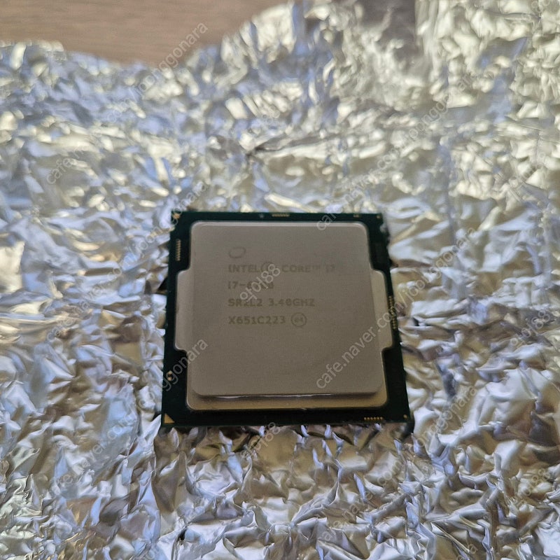 인텔 i7 6700 CPU (기본 쿨러 포함)