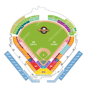 8월 4일 기아 VS 한화 3루 내야지정석 판매