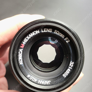 코니카 헥사논 50mm f2 m 마운트