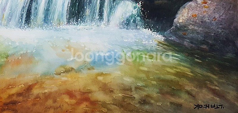 김귀복 휴식 (섬진강 공모전 특선작) 50호--1