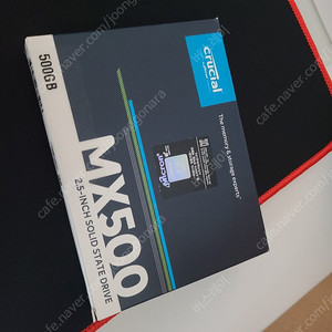 크루셜 mx500 500g ssd 새제품 팝니다.