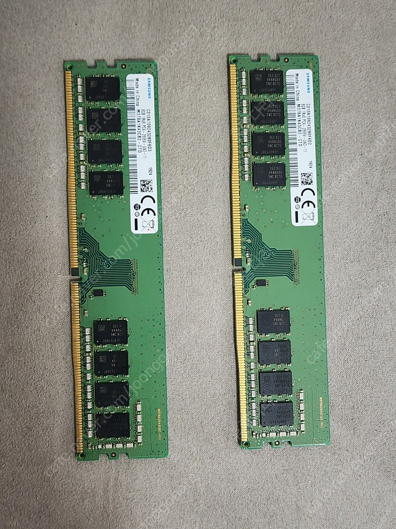 삼성 ddr4 8gb 램 판매합니다