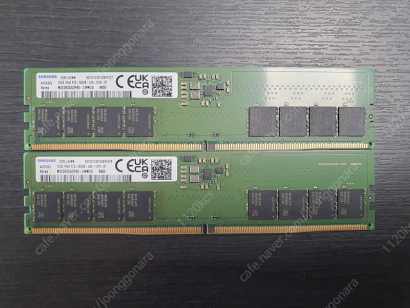 삼성 DDR5 16GB 5600 노트북용 2EA PC용 2EA 각각 32GB 택포 8.3만원