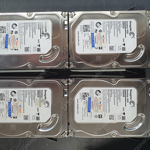 시게이트 2TB HDD 4EA 삼성 1TB HDD 1EA 택포 각1.8만원 1만원