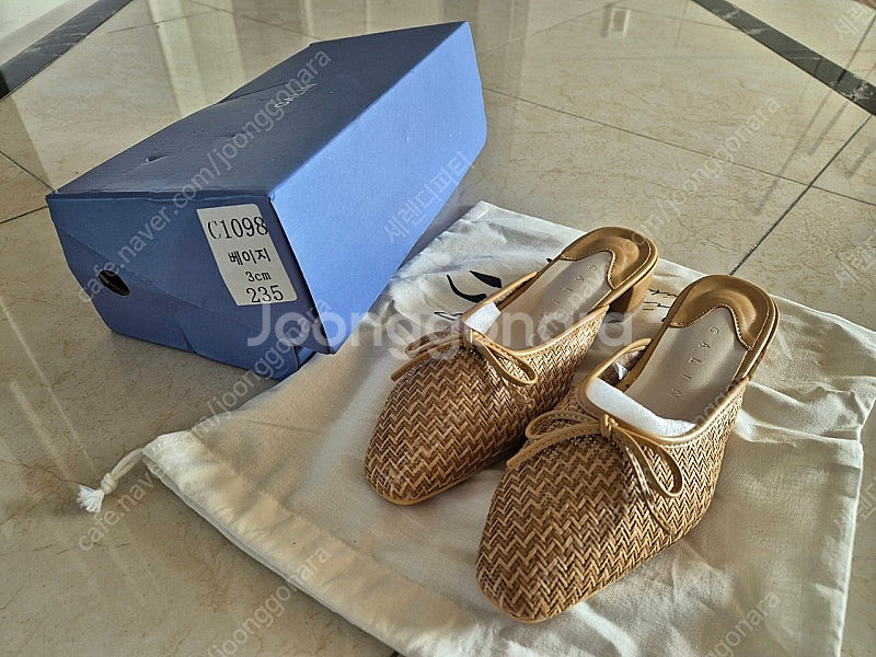 꺌랑 말랑이플랫, 라탄뮬, 펀칭뮬 판매--2
