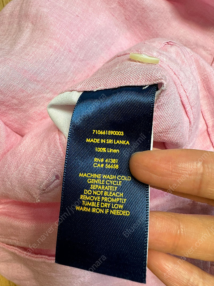 폴로 린넨반바지 38사이즈 택포50000--4