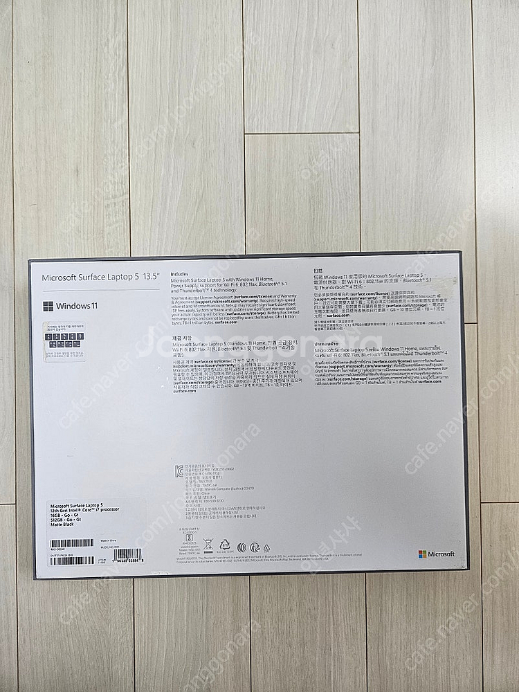 서피스랩탑5 13.5 블랙 최고사양 급처합니다(풀박, 신품급)--1