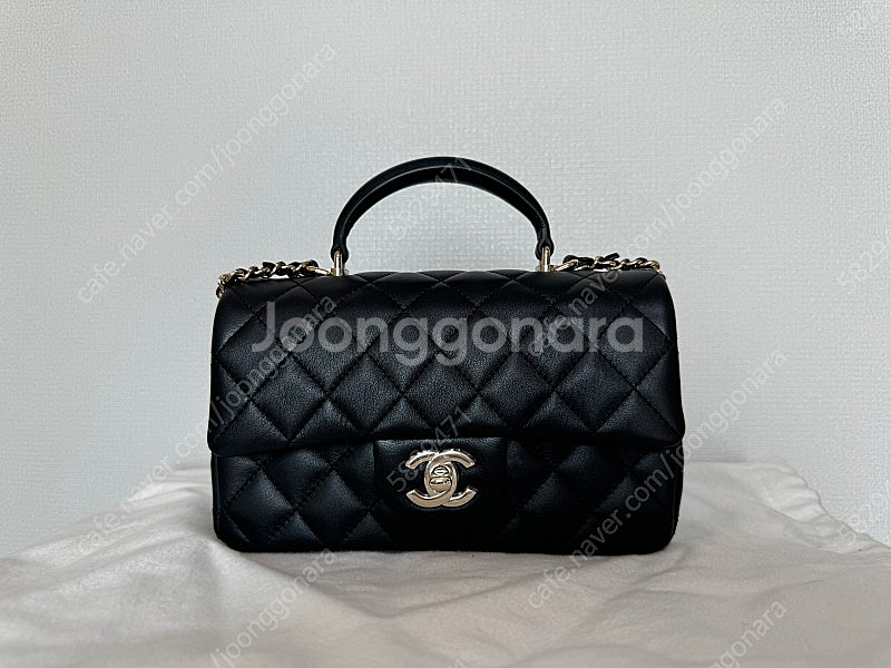 샤넬 뉴미니 탑핸들--0