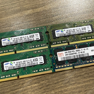 노트북 메모리 DDR3 2GB x4