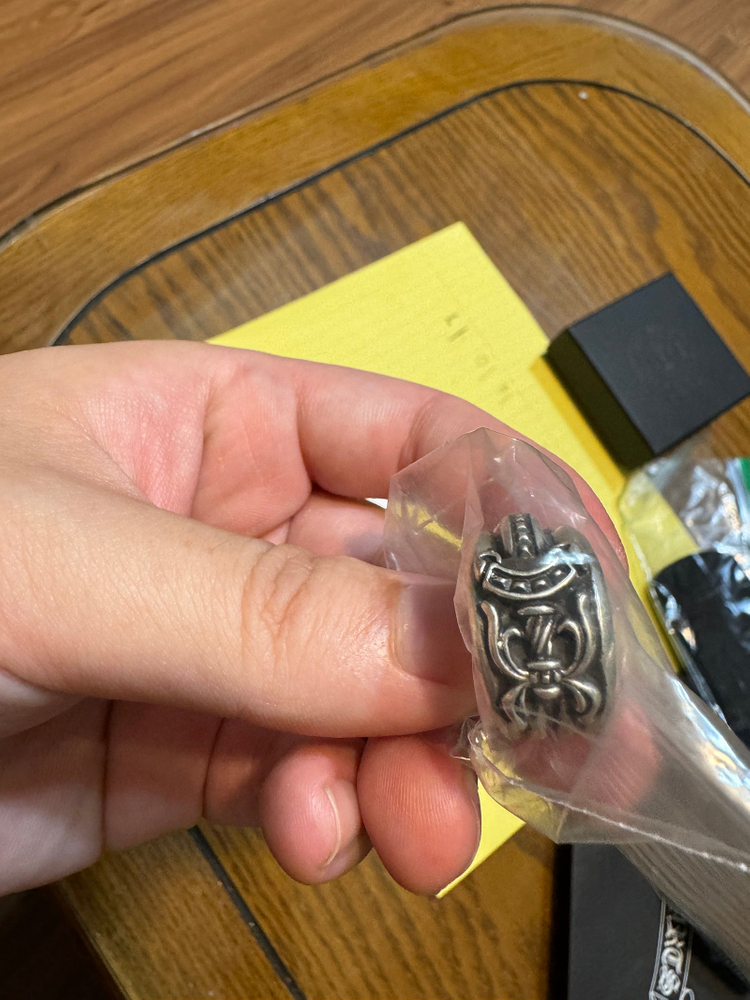 [075] 크롬하츠 대거링 반지 새제품 (파워 정품)--1