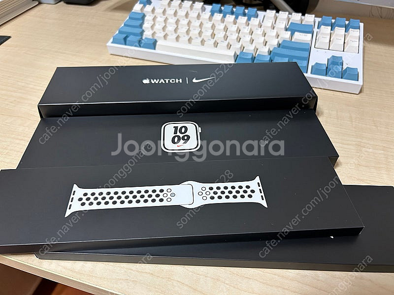 애플워치 7 나이키 41mm 풀박스+스트랩--0
