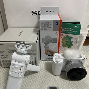 sony zv-e10m2 (16-50렌즈포함) + GP-VPT2BT 전용 미니삼각대 + 128g 메모리카드