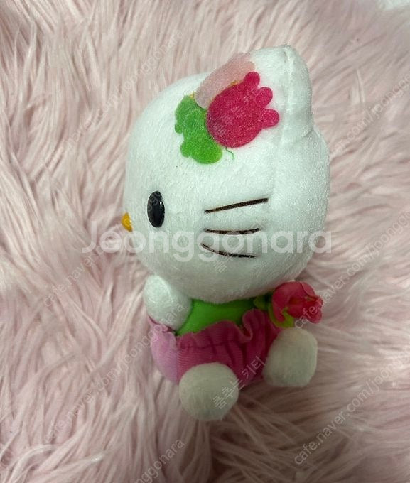산리오 베이비 플라워 고전 한정판 빈티지 키티인형 고전--2