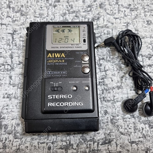 AIWA 워크맨 HS J202 MK3 블랙색상(SOUND GT 이어폰 포함)정상작동품 판매합니다,