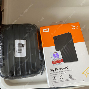 미개봉 wd 5tb my passport 외장하드