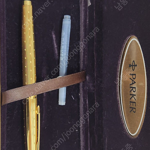 파카 75 펄 골드 금촉 만년필, Parker 75 Perle 14K gold nib Gold plated France fountain pen