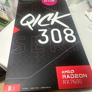 XFX QICK308 RX7600 팝니다.