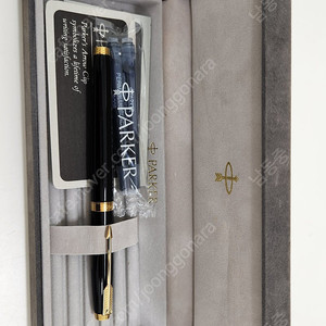 파카 75 레커 블랙 금촉 만년필, Parker 75 Black Laquer 14K gold nib France fountain pen