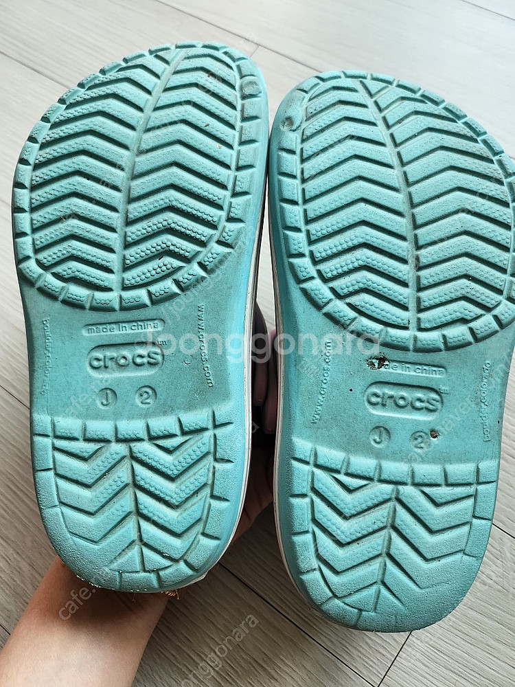 하트하늘크록스crocs 210 록시roxy 쪼리 슬리퍼...--7