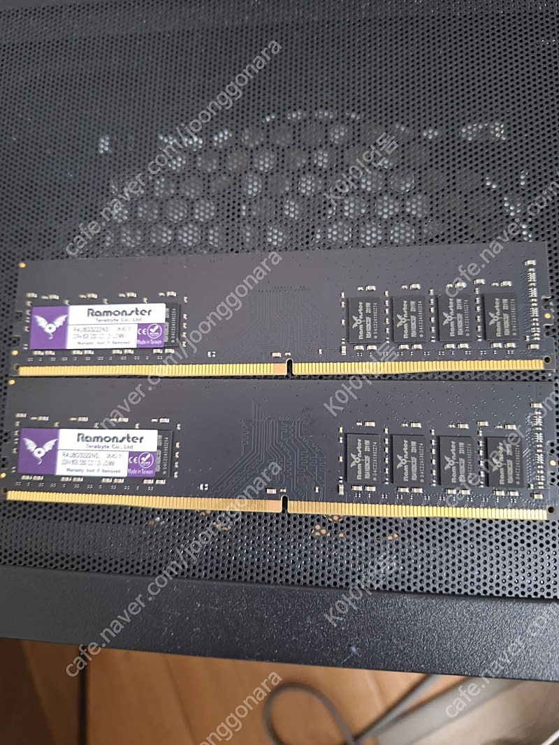 ramonter ram ddr4 3200 8gb 두개포함 램 메모리