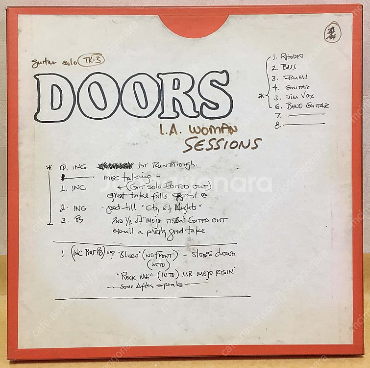 LP ; the doors 더 도어즈 엘피 음반 14장...--6