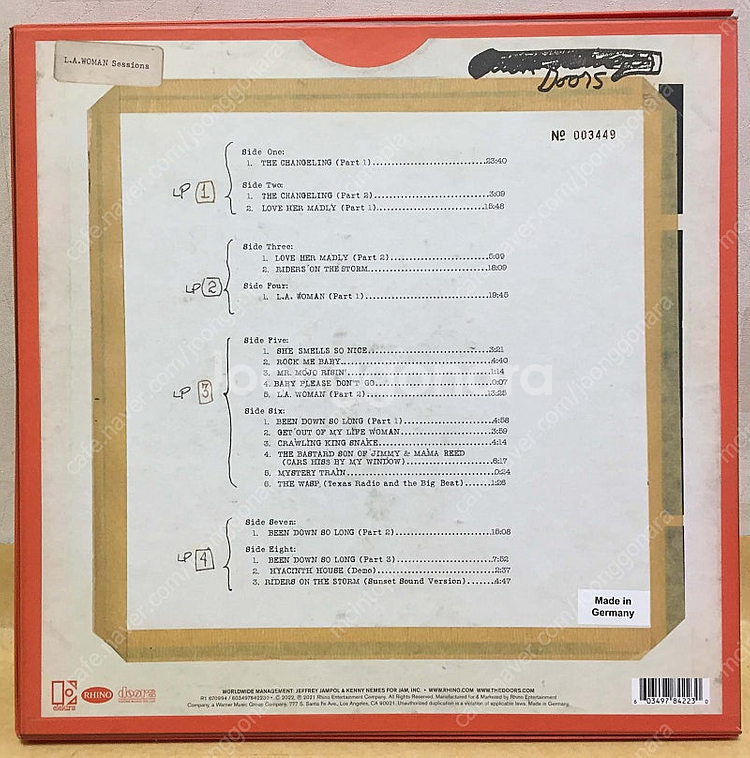 LP ; the doors 더 도어즈 엘피 음반 14장...--7